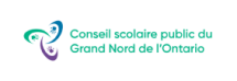 Logo pour Conseil scolaire public du Grand Nord de l'Ontario, un partenaire d’IDÉLLO.