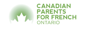 Logo pour Canadian Parents for French - Ontario, un partenaire d’IDÉLLO.